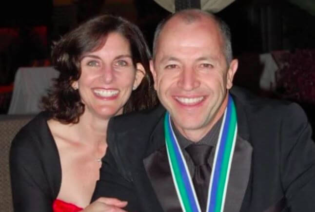 Marian Mapother younger sister Cass with her husband Greg Capazorio.